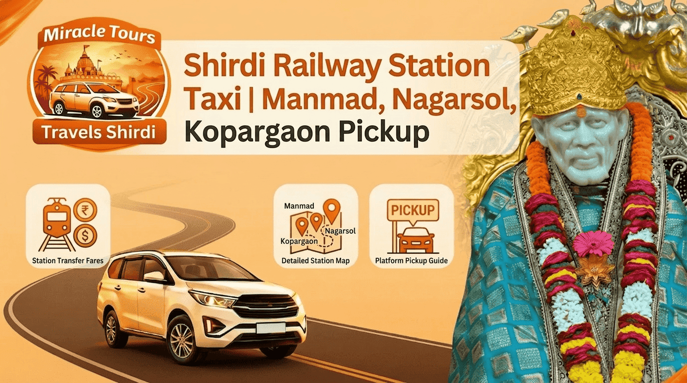 Shirdi Railway Station Taxi Service - Sai Miracle